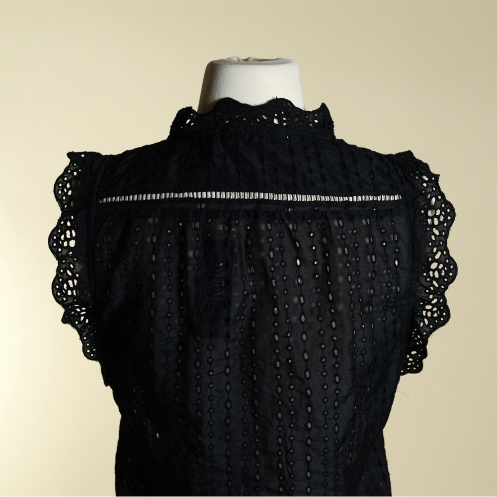 NEW WHBM Eyelet Blouse XXS - Picture 11 of 13